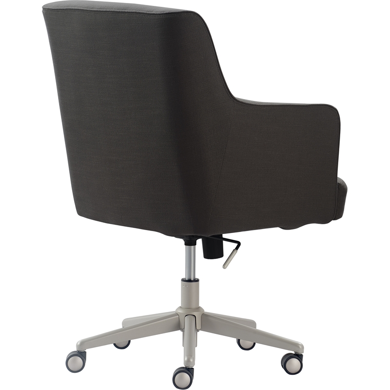 Tommy Hilfiger Belmont Home Office Chair Gray Fabric