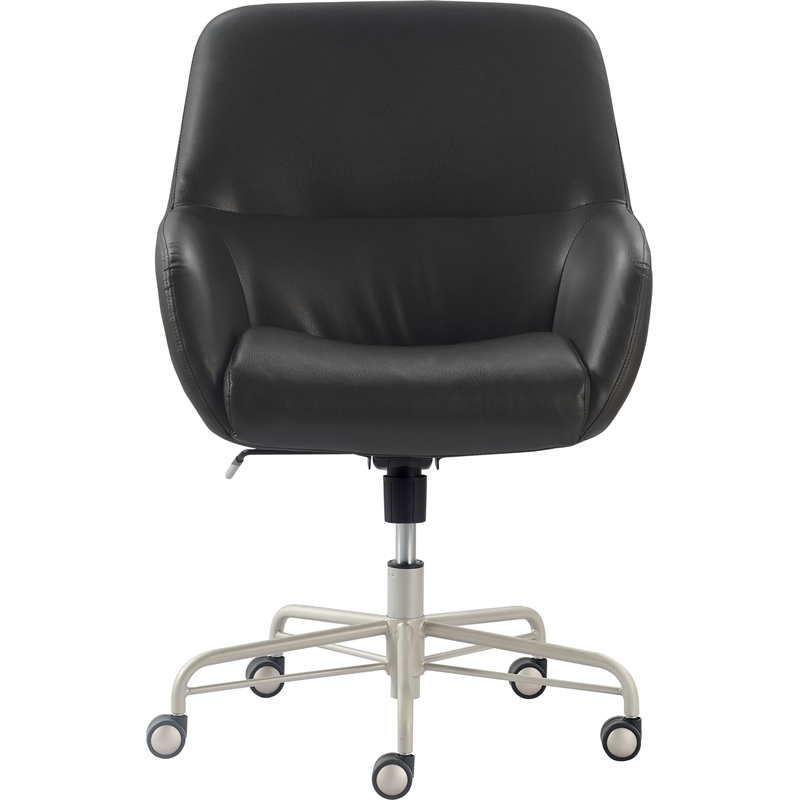 Tommy Hilfiger Forester Leather Office Chair Gray