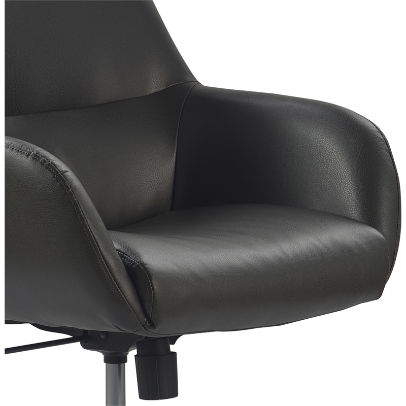 Tommy Hilfiger Forester Leather Office Chair Gray