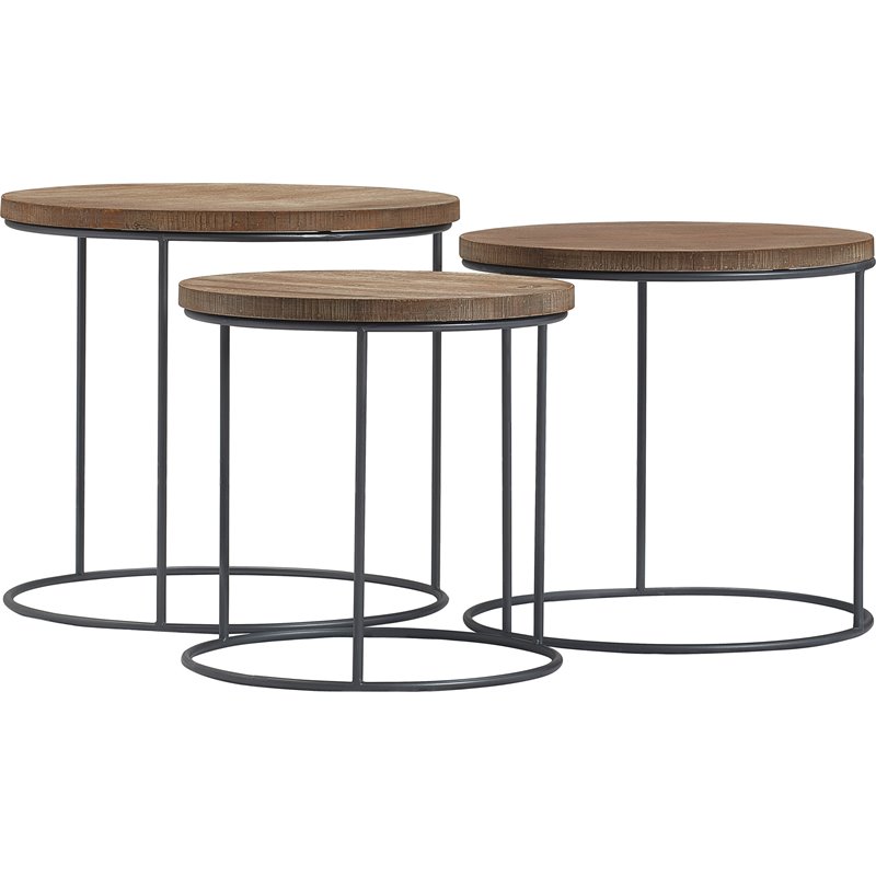 Tommy Hilfiger Berkshire Nesting Side Tables Set of 3
