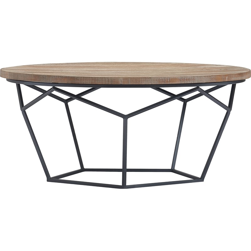 Tommy Hilfiger Avalon Round Coffee Table Brown