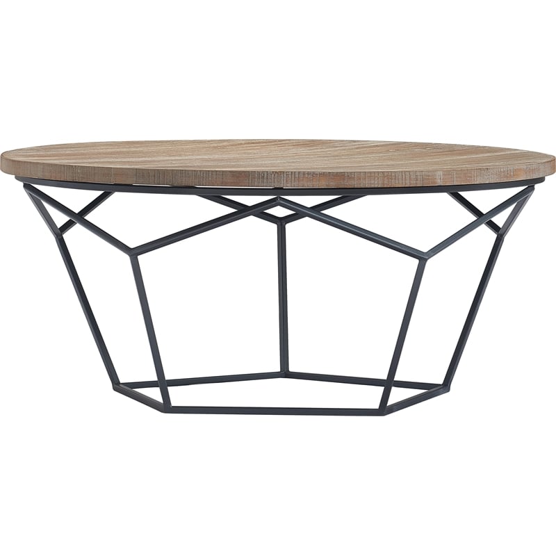 Tommy Hilfiger Avalon Round Coffee Table Brown