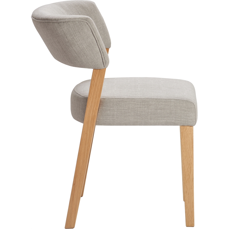 Tommy Hilfiger Waltham Dining Chair Set of 2 Light Gray