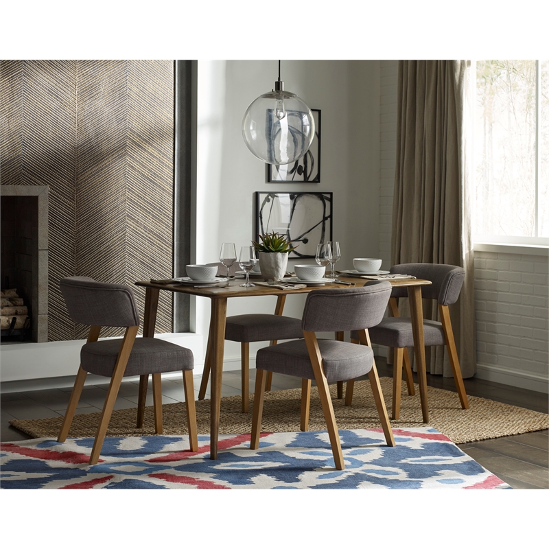 Tommy Hilfiger Waltham Dining Chair Set of 2 Light Gray