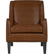 Tommy Hilfiger Andover Leather Accent Chair Cognac Brown