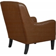Tommy Hilfiger Andover Leather Accent Chair Cognac Brown