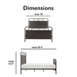 Tommy Hilfiger Tabor Bed King Size Matte Bronze