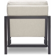 Tommy Hilfiger Russell Bronze Metal Frame Accent Chair Linen