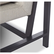 Tommy Hilfiger Russell Bronze Metal Frame Accent Chair Linen
