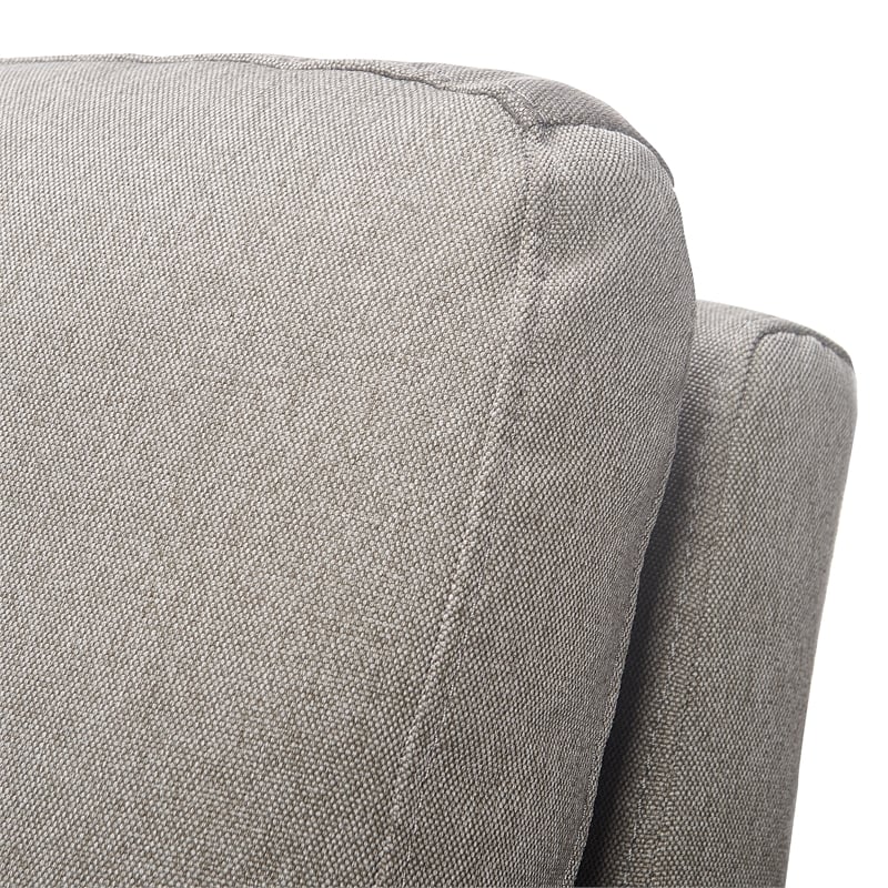 Tommy Hilfiger Russell Bronze Metal Frame Accent Chair Grey