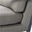 Tommy Hilfiger Russell Bronze Metal Frame Accent Chair Grey