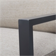 Tommy Hilfiger Russell Grey Metal Frame Accent Chair Linen