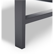 Tommy Hilfiger Russell Grey Metal Frame Accent Chair Linen