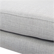 Tommy Hilfiger Russell Grey Metal Frame Accent Chair Light Grey