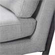Tommy Hilfiger Russell Grey Metal Frame Accent Chair Light Grey