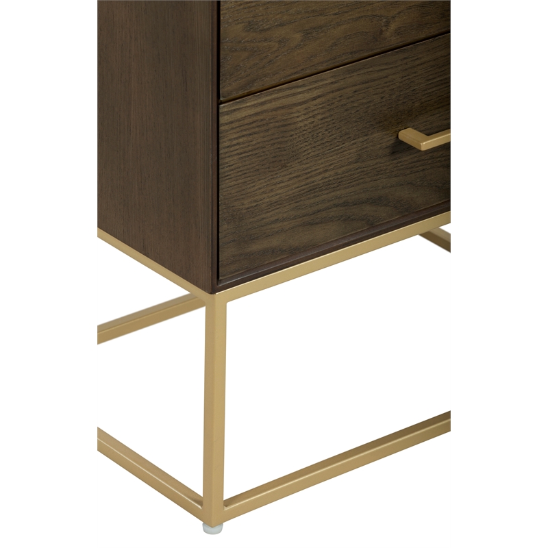 Tommy Hilfiger Franklin 3 Drawer Dresser Walnut