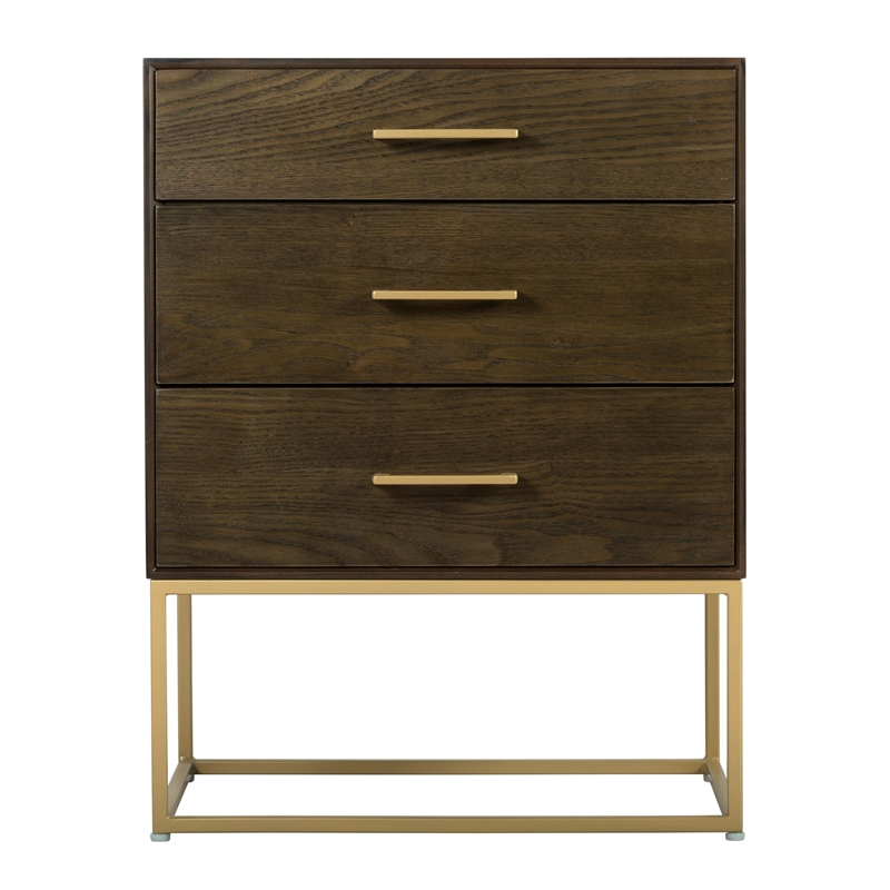 Tommy Hilfiger Franklin 3 Drawer Dresser Walnut