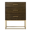 Tommy Hilfiger Franklin 3 Drawer Dresser Walnut