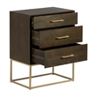 Tommy Hilfiger Franklin 3 Drawer Dresser Walnut