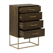 Tommy Hilfiger Franklin 4 Drawer Dresser Walnut
