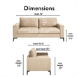 Tommy Hilfiger Austin Sofa - American Cream