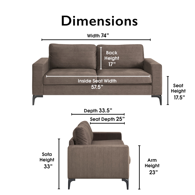 Tommy Hilfiger Austin Sofa - Neutral Buff
