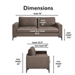 Tommy Hilfiger Austin Sofa - Neutral Buff