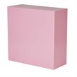Scranton & Co 2 Shelf Metal Bookcase in Pink