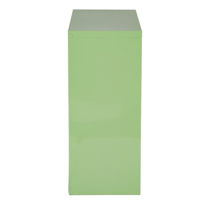 Scranton & Co Steel Green Bookcase Rectangular 28
