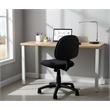 Scranton & Co Fabric Black Office Chair Adjustable 37