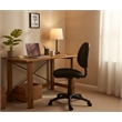 Scranton & Co Fabric Black Office Chair Adjustable 37