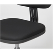 Scranton & Co Fabric Black Office Chair Adjustable 37
