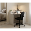 Scranton & Co Fabric Black Office Chair Adjustable 37