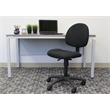 Scranton & Co Fabric Black Office Chair Adjustable 37