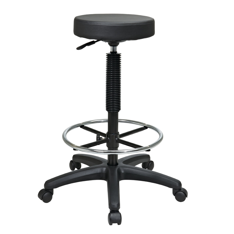 Scranton & Co Adjustable Drafting Chair Backless Stool