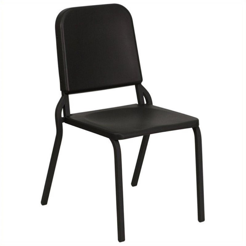 Scranton & Co Stacking Chair in Black