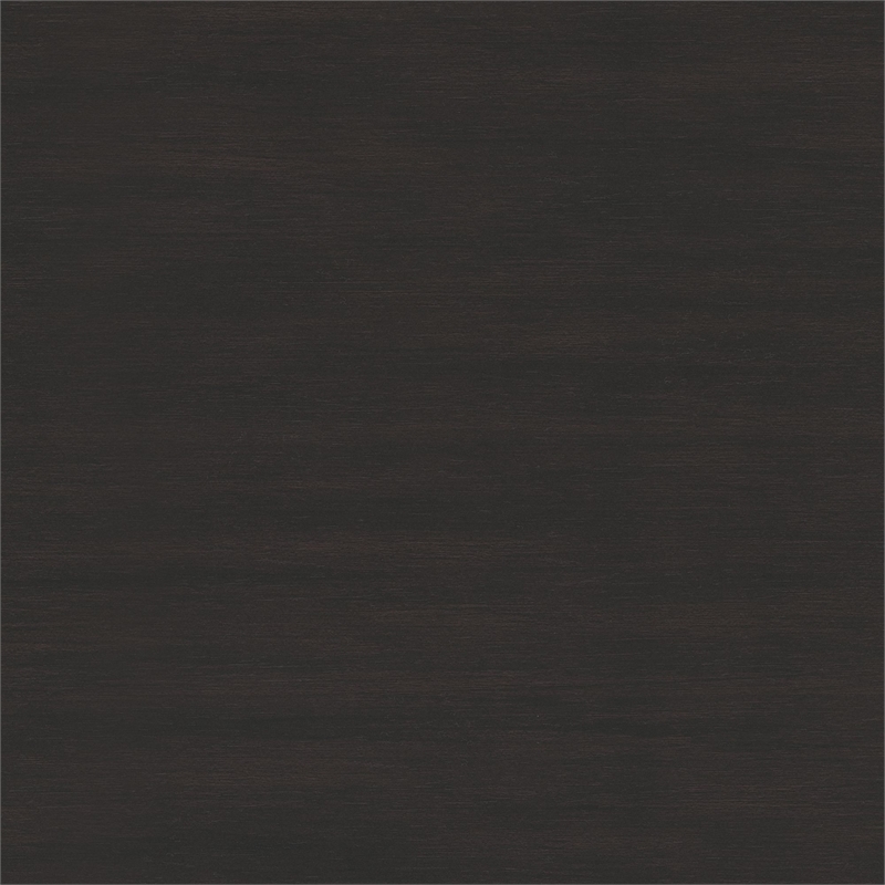 Scranton & Co Contemporary Engineered Wood Mission Desk with Hutch in Black