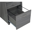 Scranton & Co Contemporary MDF Wood Small Computer Desk in Gray