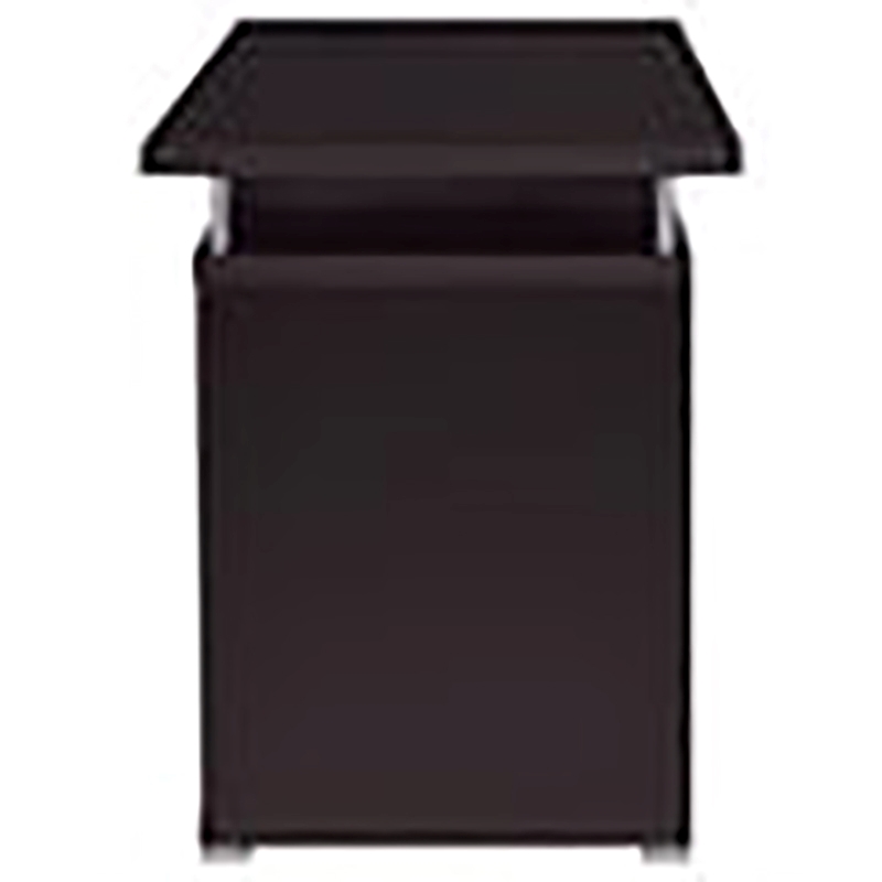 Scranton & Co 2-Drawer Contemporary Wood Computer Desk in Cappuccino