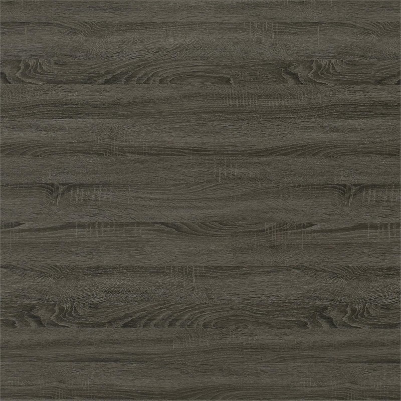 Scranton & Co 3-Drawer Contemporary Wood Office Desk in Weathered Gray/Silver