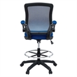 Scranton & Co Mesh Drafting Stool in Blue