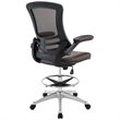 Scranton & Co Mesh Drafting Stool in Brown