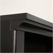 Scranton & Co Traditional Engineered Wood 5-Shelf  Bookcase in Estate Black