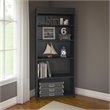 Scranton & Co Laminate Antique Black Bookcase Rectangular 68.93