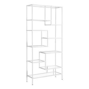 Scranton & Co Metal Bookcase in White