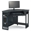 Scranton & Co Corner Computer Desk in Black