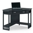 Scranton & Co Corner Computer Desk in Black