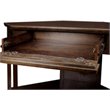 Scranton & Co Corner Computer Writing Desk in Chocolate Oak