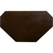 Scranton & Co Corner Computer Writing Desk in Chocolate Oak