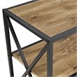 Scranton & Co MDF Barnwood Bookcase Rectangular Durable Laminate 26